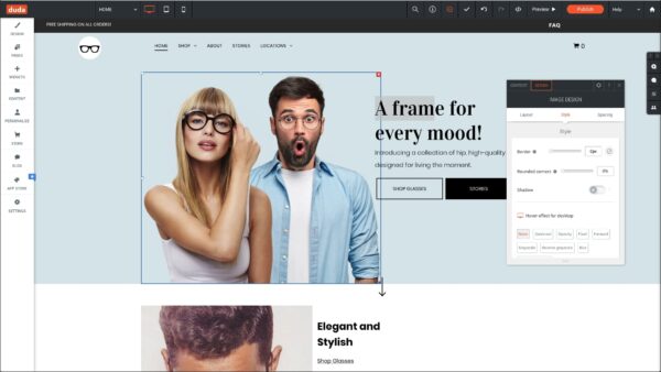 Duda Interface