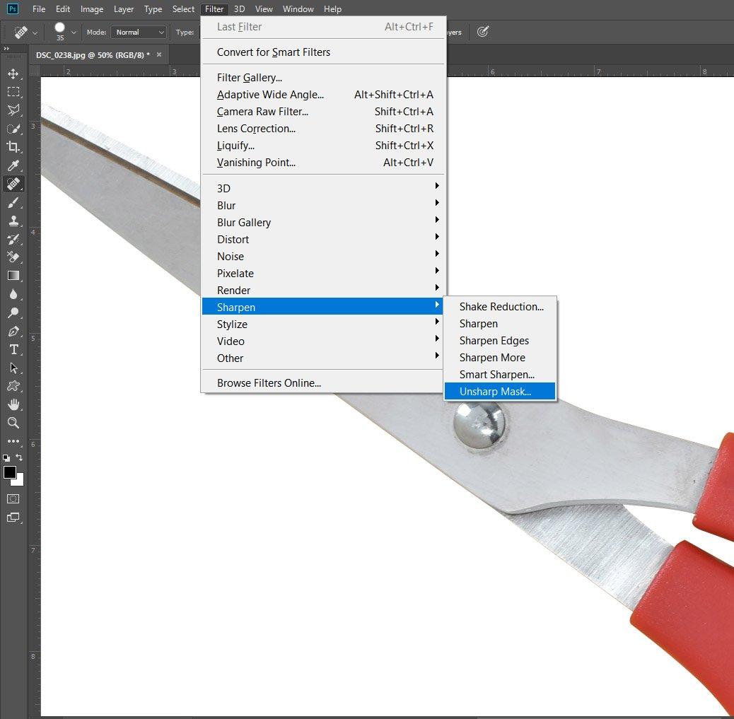 using unmask tool 