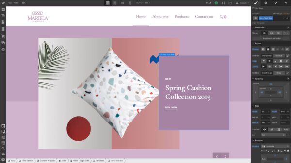 Webflow Interface