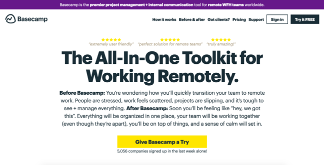 basecamp-homepage