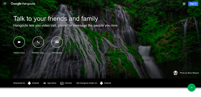 google-hangouts-homepage