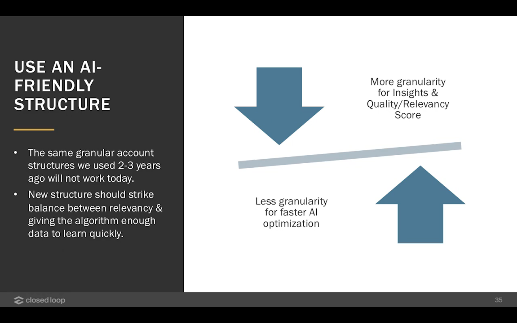 balance of paid account granularity to support ai.