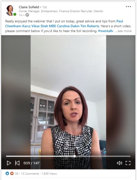 Claire Sofield - Four Recruitment Webinar