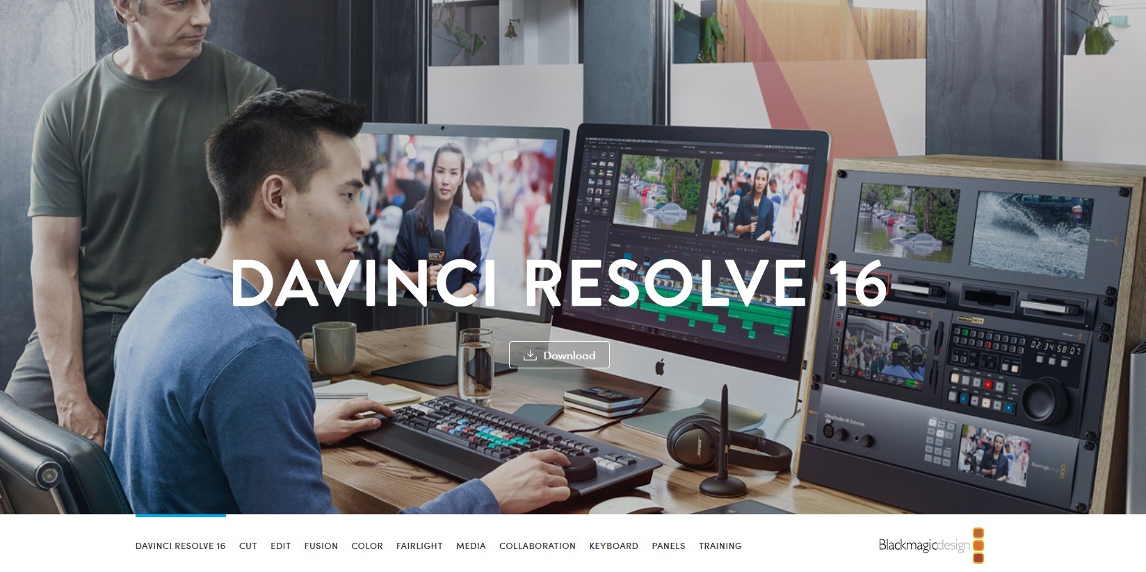 Davinci resolve video editing software
