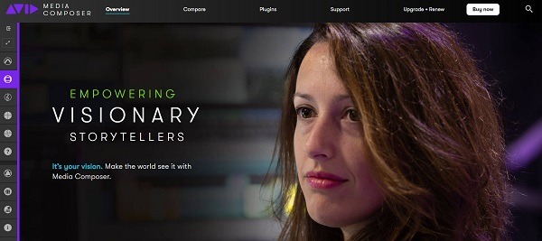 Media composer video editing software for eCommerce