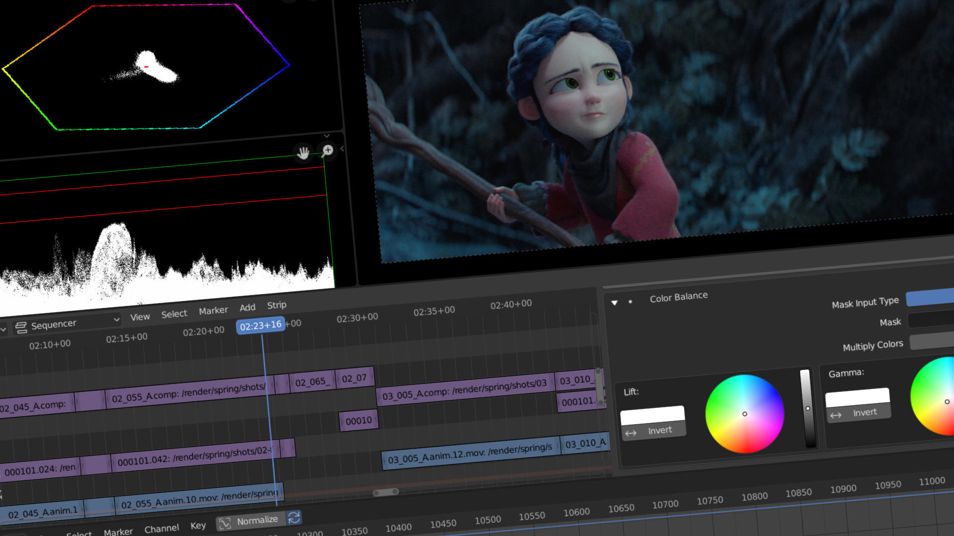 blender free video editing software