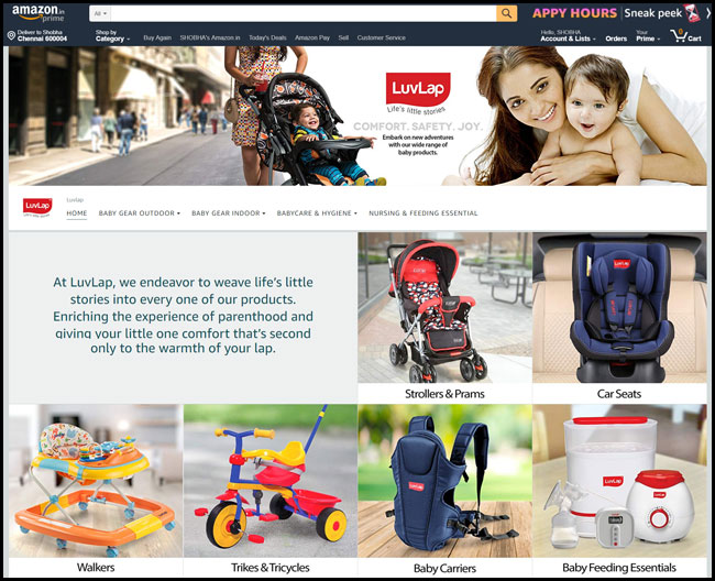 Brand Store In Amazon