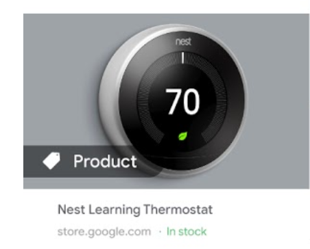 Google Images with product for sale
