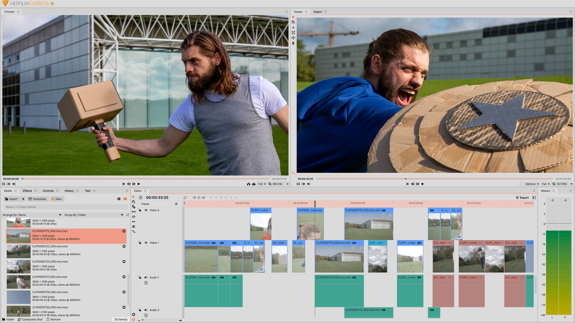 free video editing software HitFilm Express