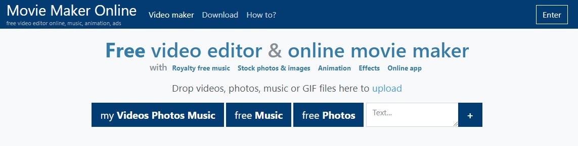 move maker online video editing free