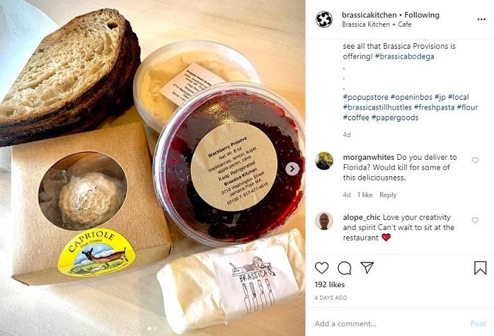 Brassica Instagram post