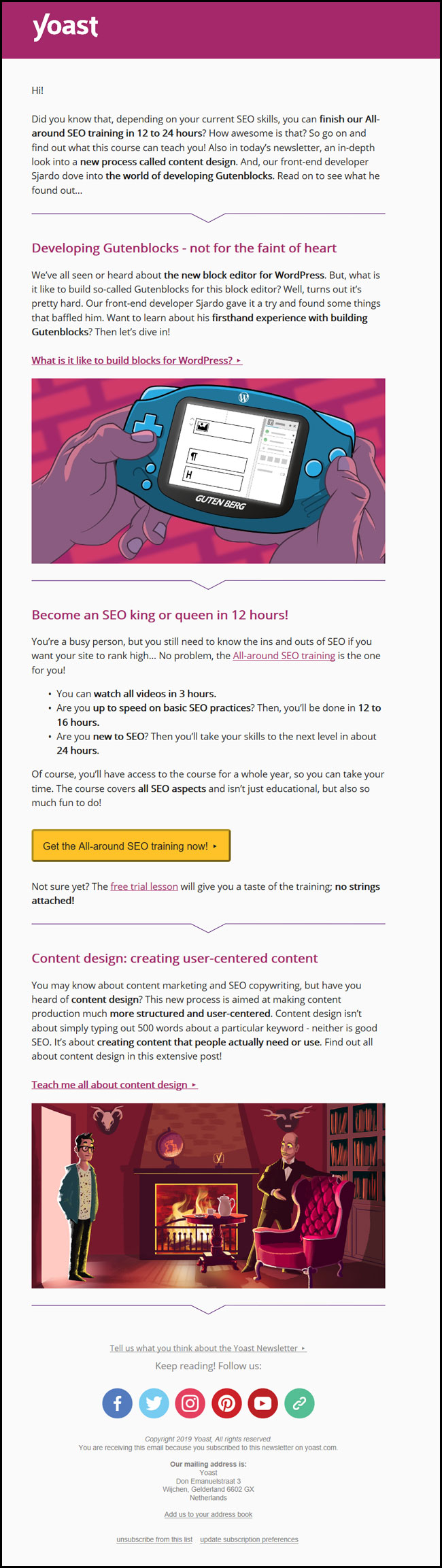 Yoast Newsletter