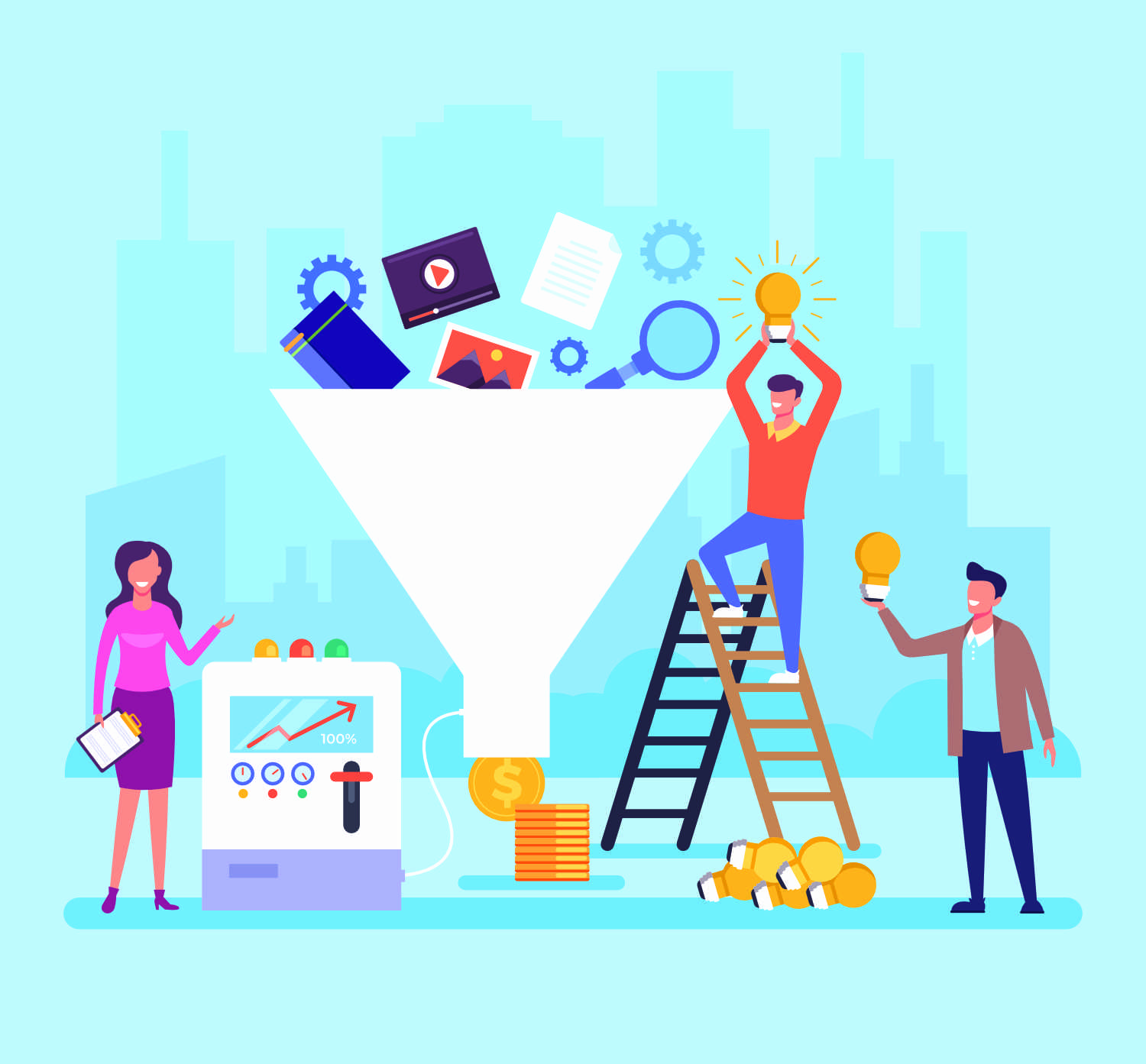 b2b lead generation funnel
