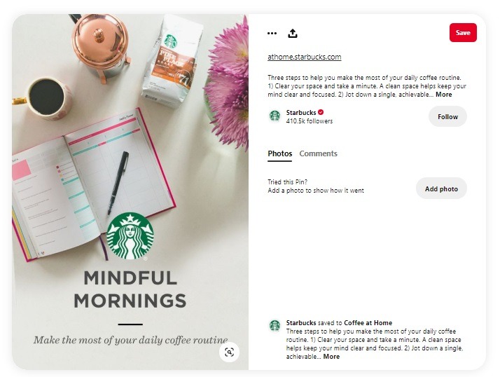 eCommerce pinterest ad examples