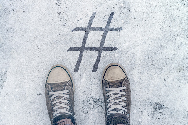 Hashtags work like keywords