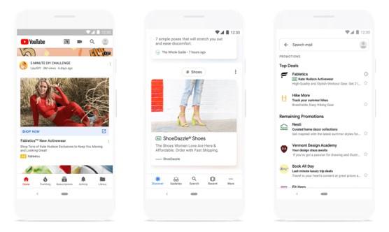 standard Google Discovery ad example