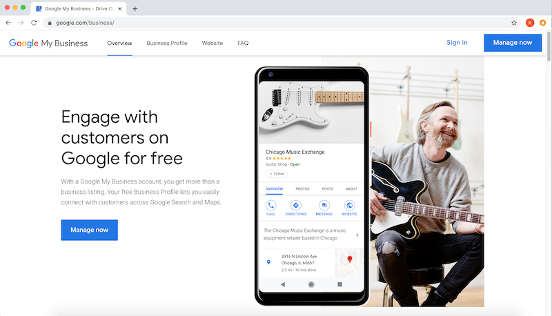 google my business optimization sign up with google my business