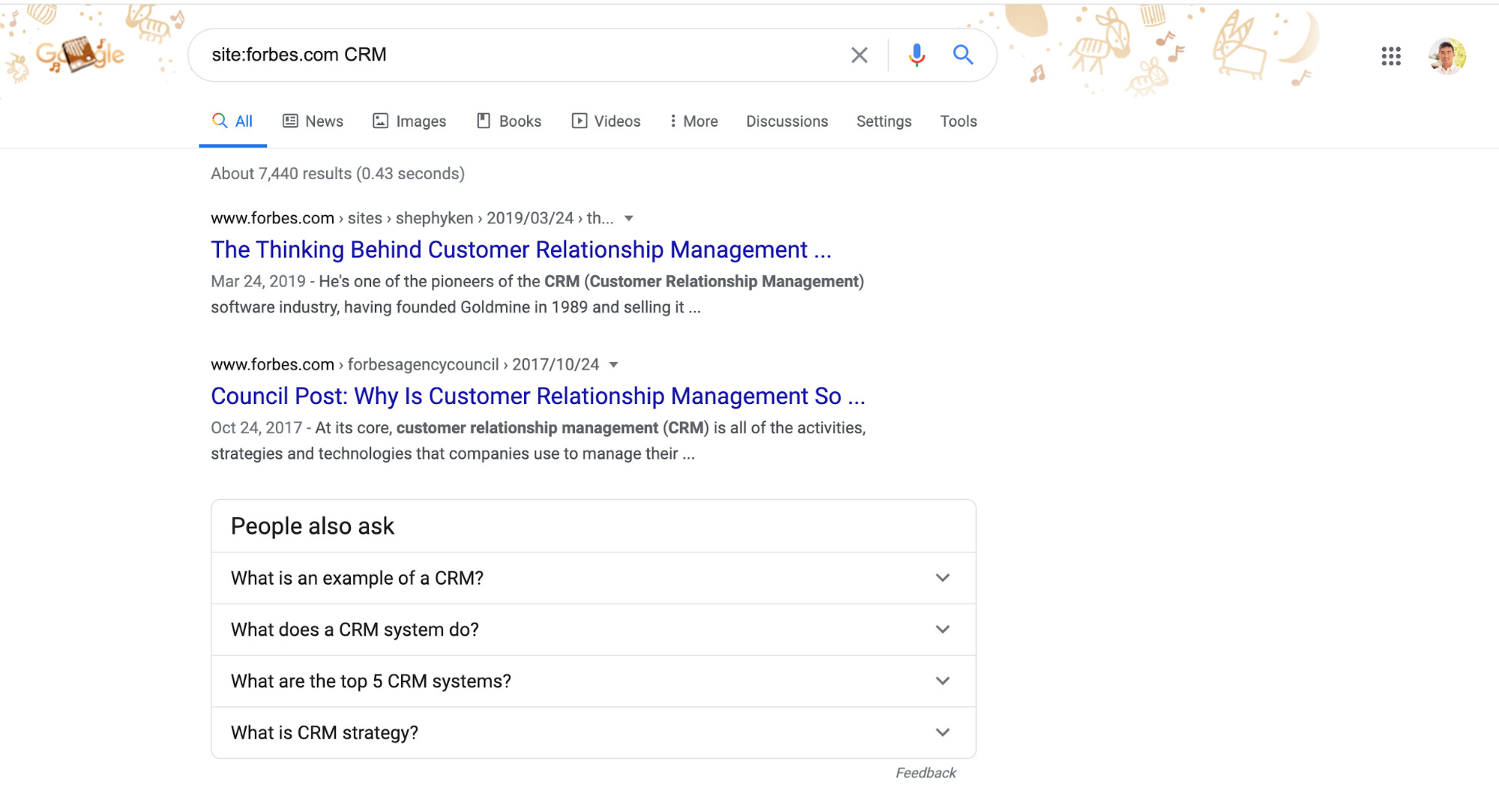 forbes crm site search.