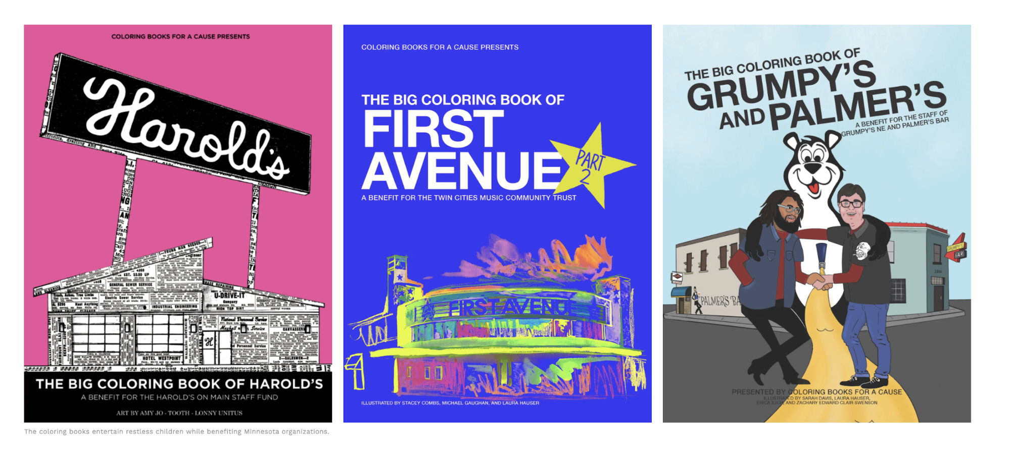 advertorial covering the creation of coloring books.