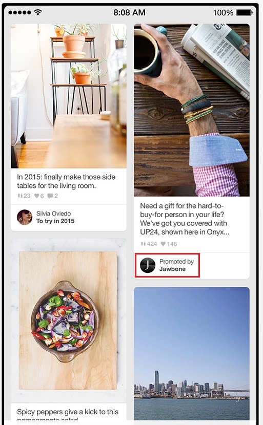 promoted pin example