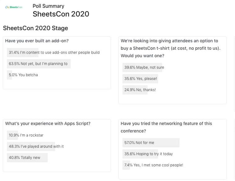 attendee poll example