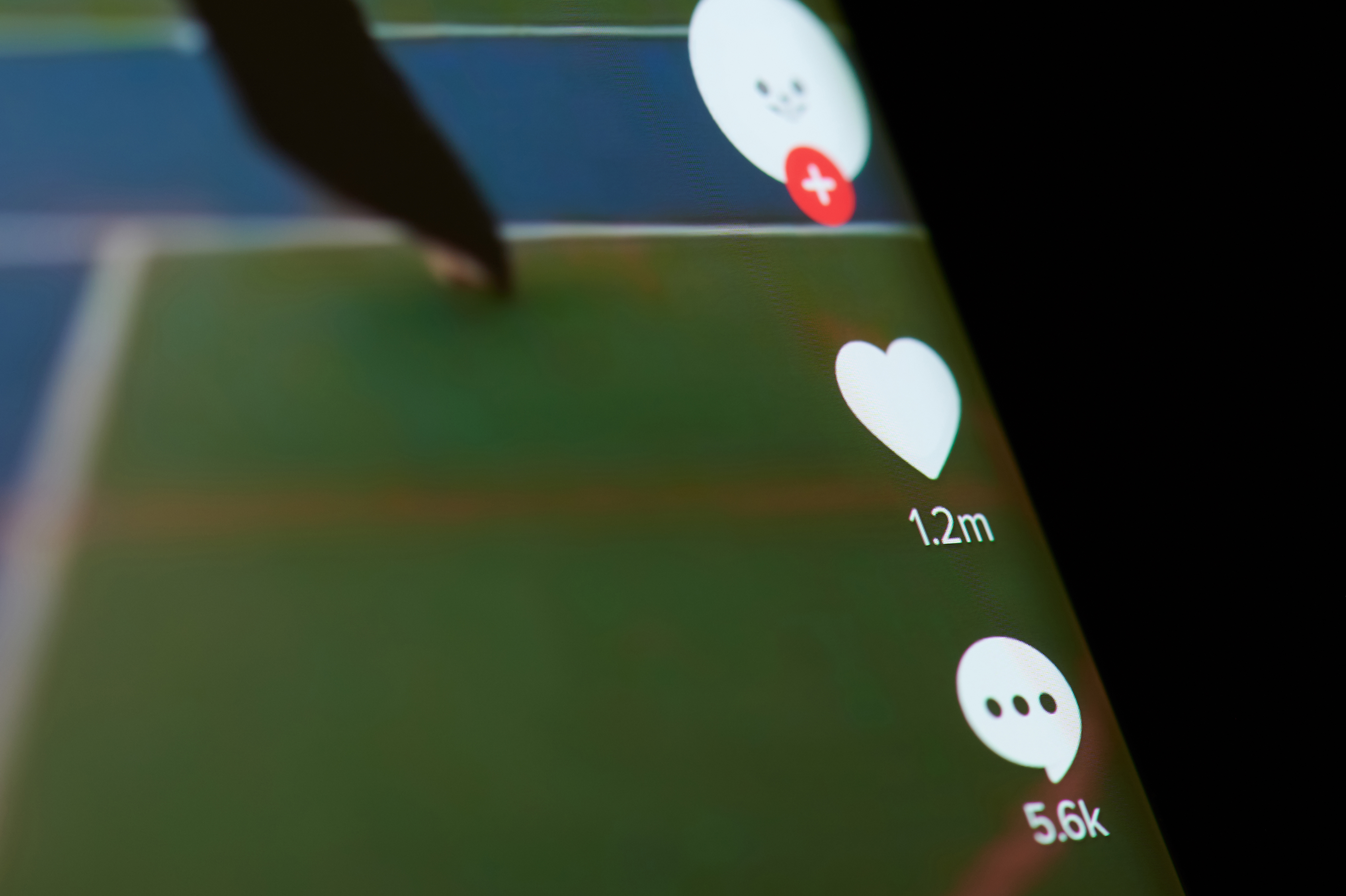 Marketing on TikTok - Image of TikTok menu screen on cell phone