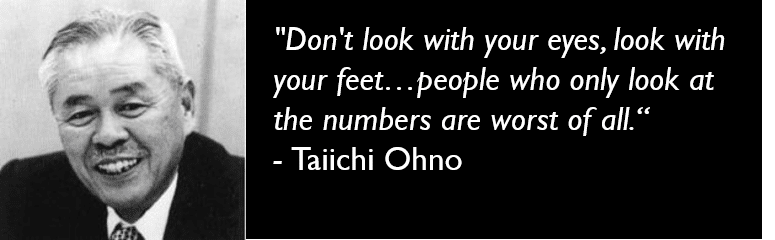 Taiichi Ohno leaders managers