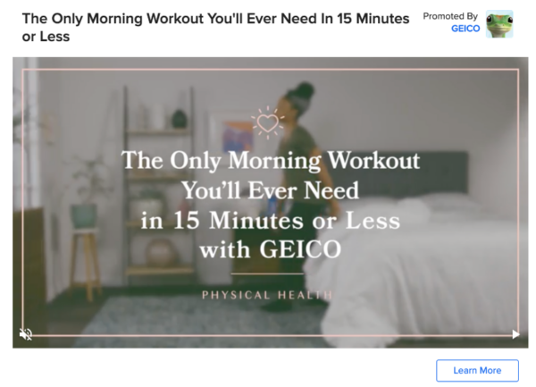 Example of Native Advertising