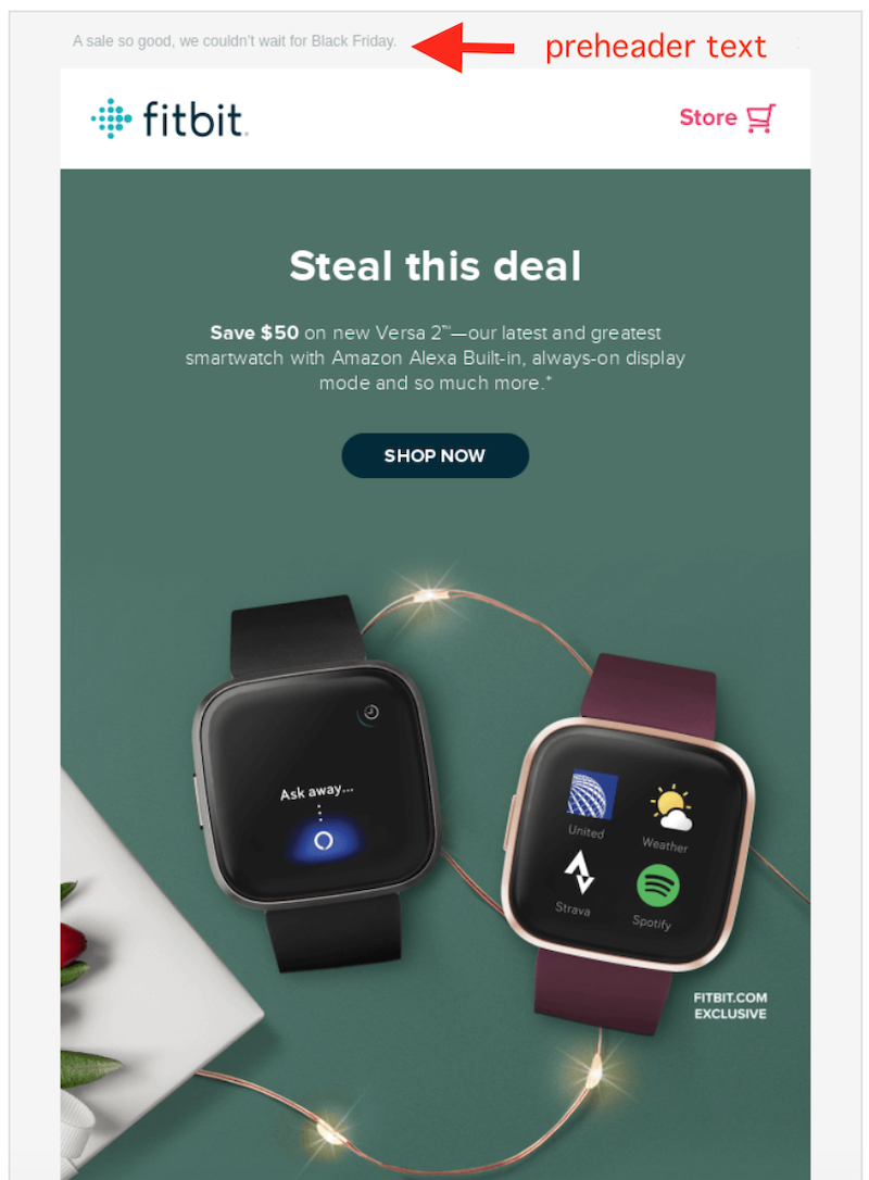how to write promotional emails promotional email example preheader text