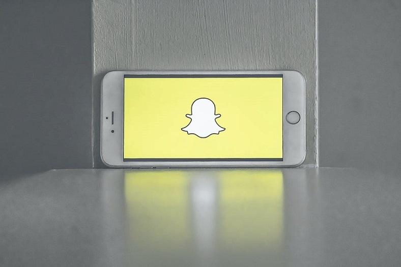 Snapchat app view on a phone