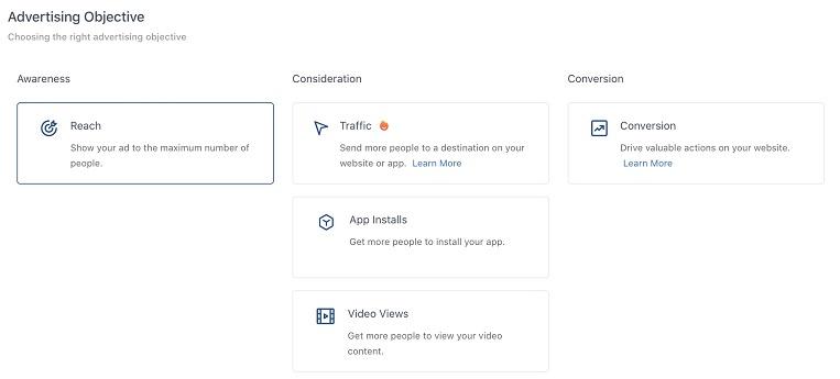 TikTok advertising campaign objectives