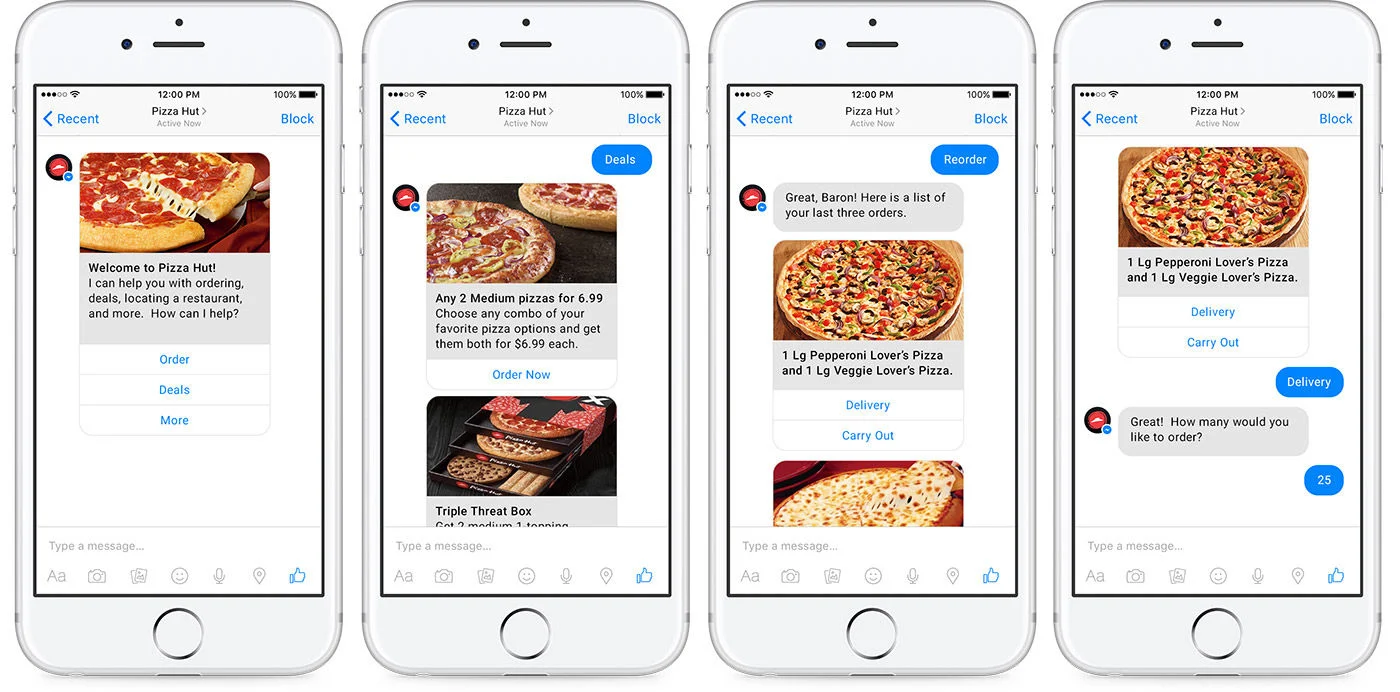 Pizza Hut’s chatbot