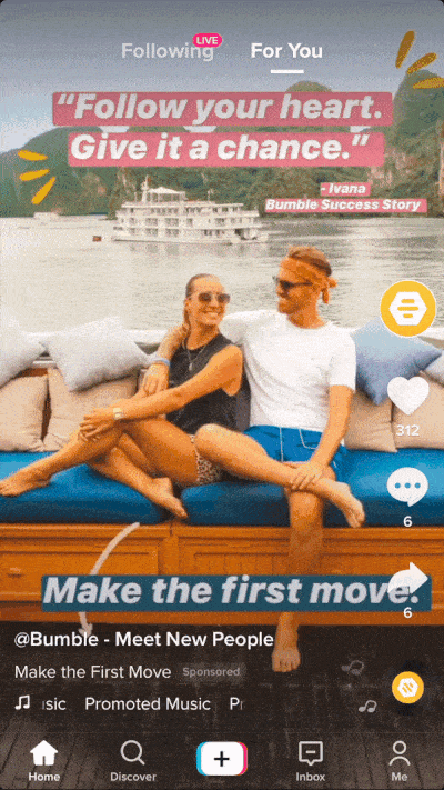 reasons to advertise on tiktok bumble