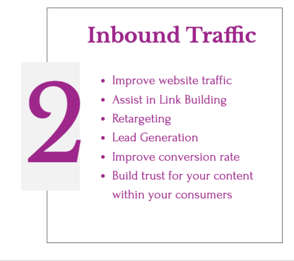 Social media inbound traffic