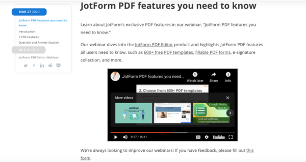 Webinars for SaaS content marketing