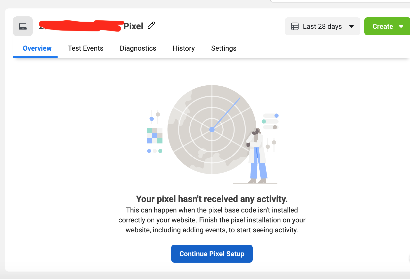 Facebook pixel setup