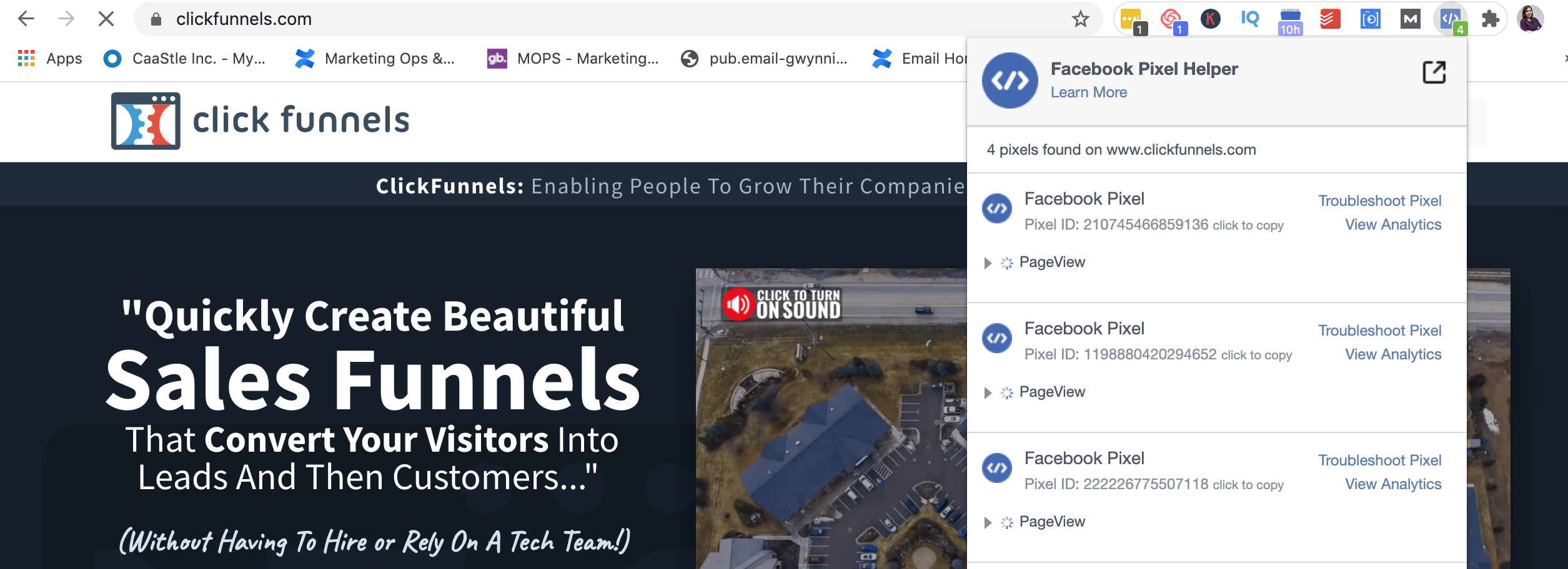Facebook pixel extension