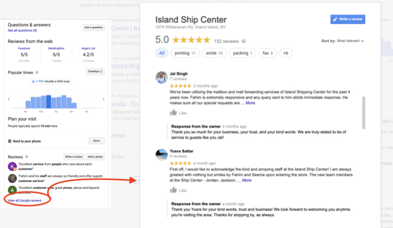 get more google reviews google business listing
