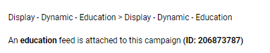 how to set up google dynamic display ads feed attached to ad