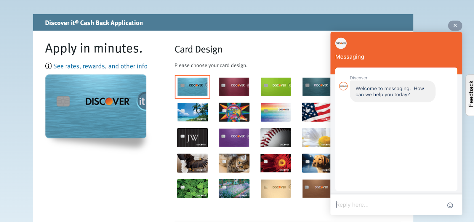 Discover uses multiple channels to seamlessly help their customers