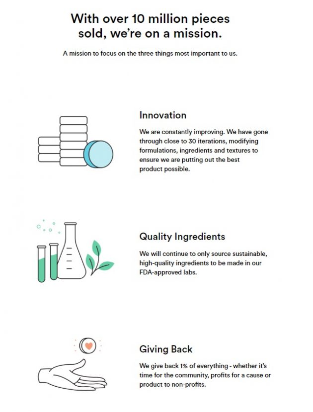 website copy example