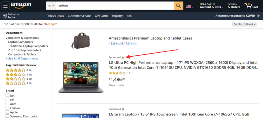 amazon ad