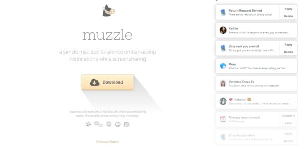 Muzzle landing page
