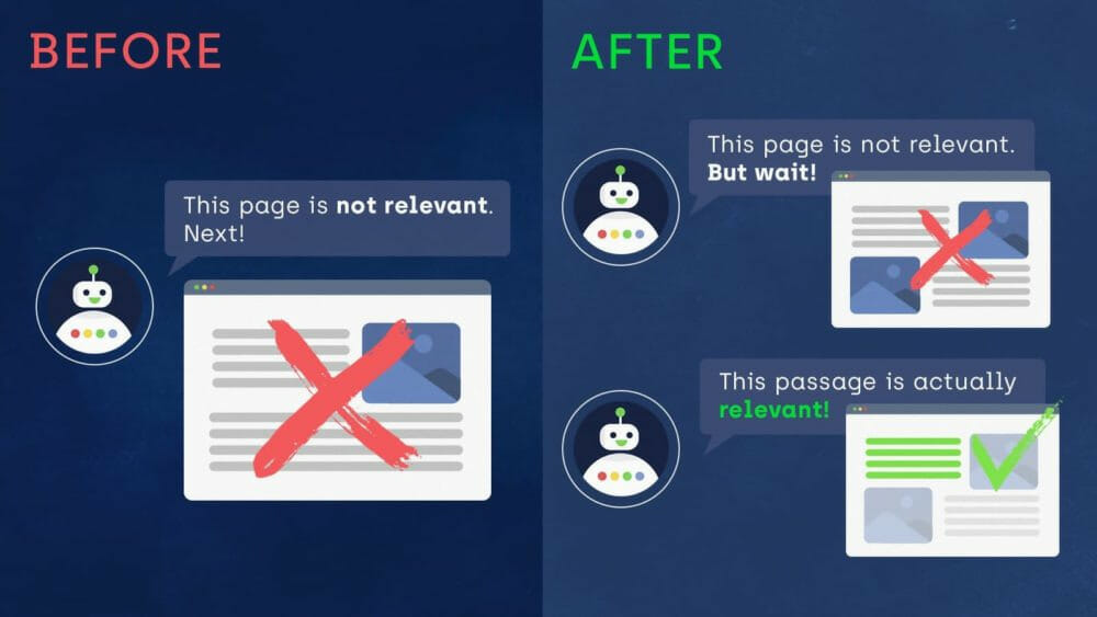 Before and after. 