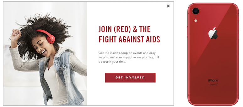 sales promotion examples charitable promotions RED