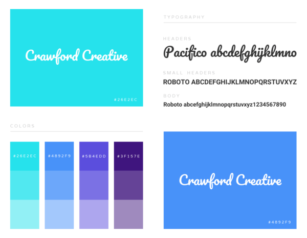 brand guide template example