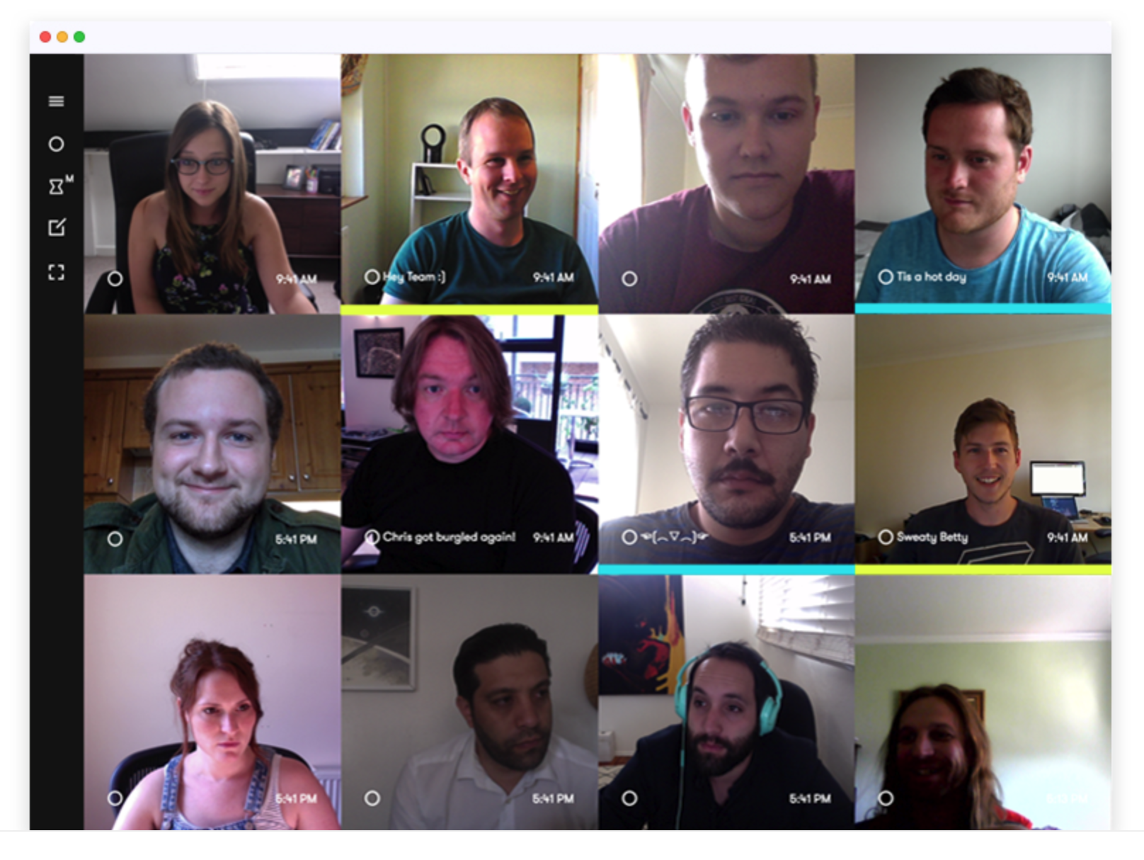Sneek Wall of Faces Screenshot