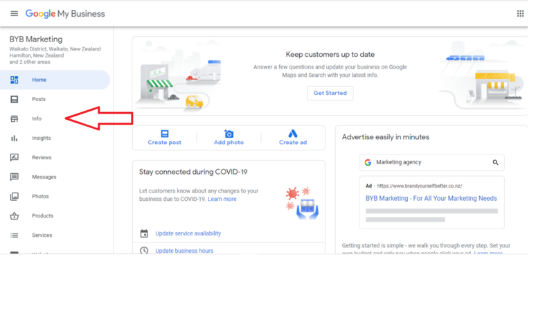 Optimise your Google my business