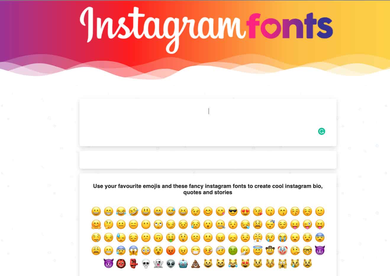 Change font on Instagram: Instagram fonts generator example 4.