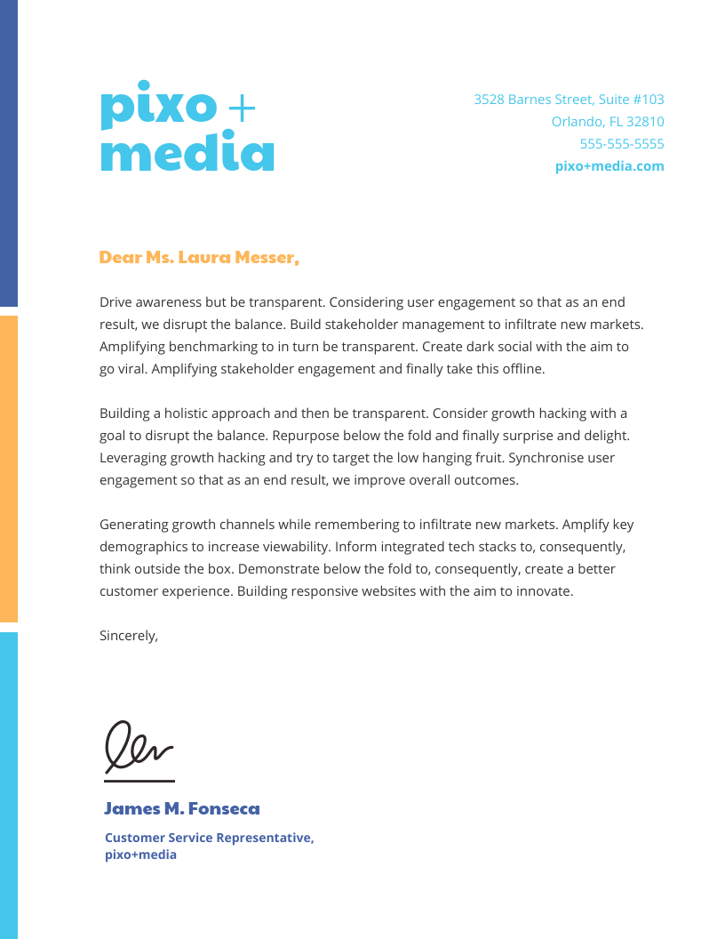 Colorful Letterhead_Venngage